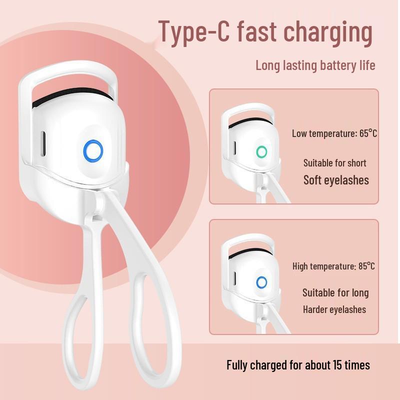 Portable Electric Heated Eyelash Curler: Sunflower Design