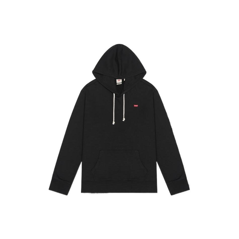 Felpa con cappuccio a maniche lunghe con placca logo Levis 34581-0001