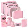 7-Piece Travel Storage Bag Set: Organize Toiletries, Cosmetics, Clothes, Shoes, and Luggage.