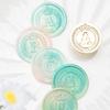 Brass Head Seal Stamp Crown Letters Sealing Wax Stamp for Letter Invitations Decoration English Letters Wax Seal Stamp