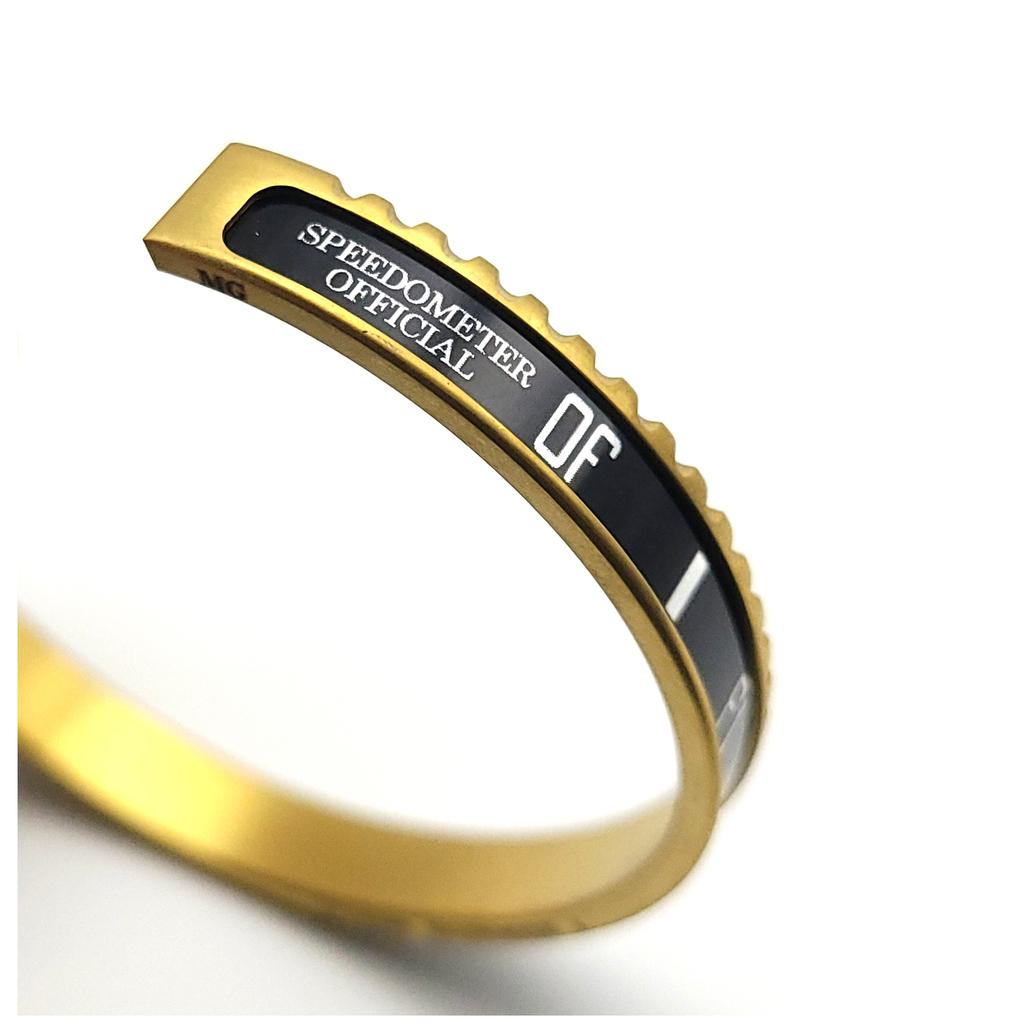 Speedometer Official [Pvd Yellow Gold Collection] Black Color