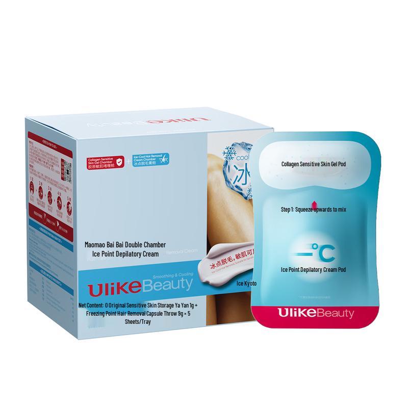 UlikeBeauty Dual-Chamber Ice Point Depilatory Cream