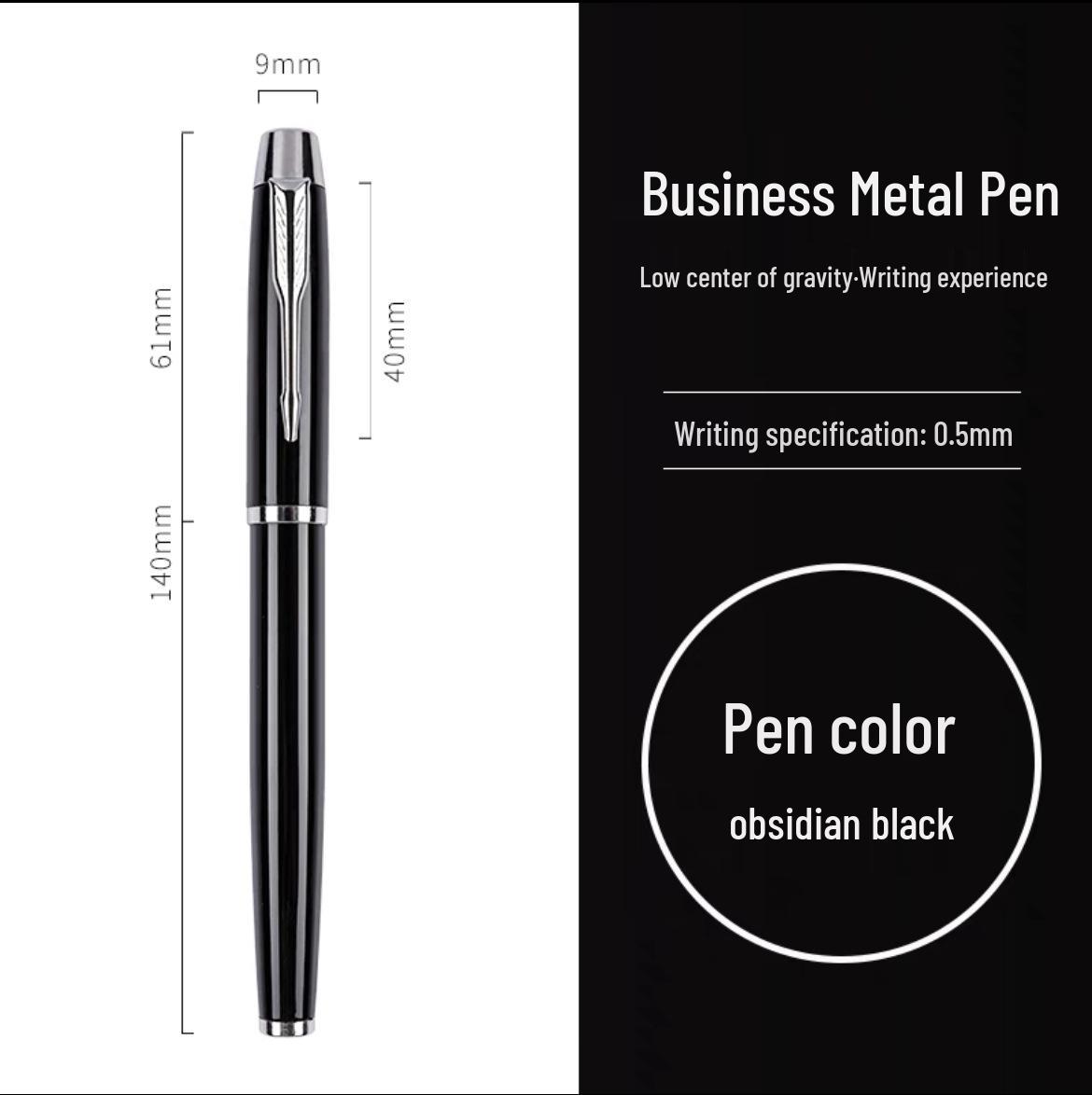 

Преміальна металева ручка-ролер: Висококласний, з важким відчуттям для бізнесу та використання для підпису