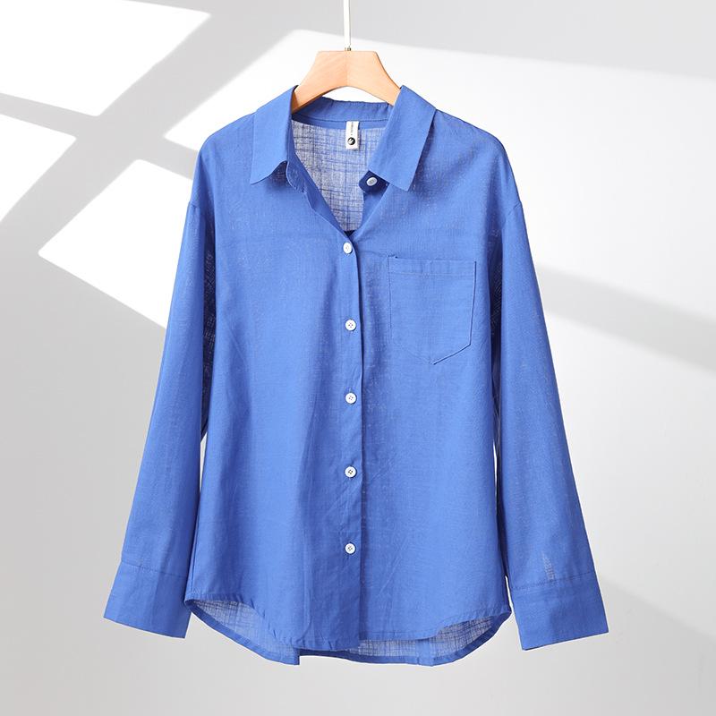 Women's Premium Linen-Cotton Shirt - Early Autumn 2025 Design