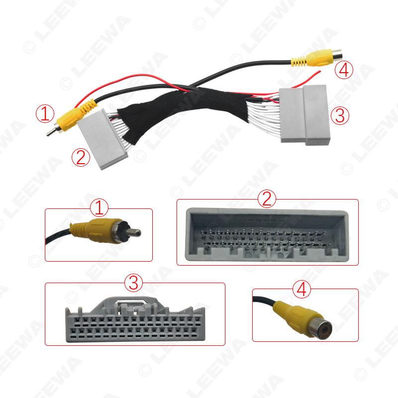 

Кабель-адаптер RCA для камеры заднего вида для штатного экрана Honda CRV/Breeze 17-19 LEEWA Adapter Cable