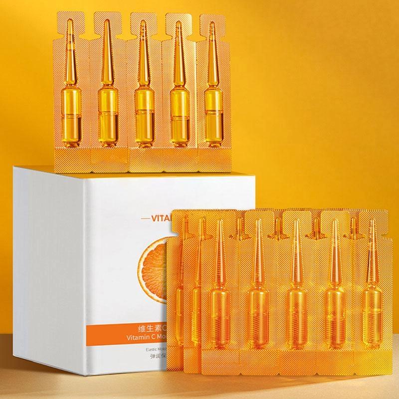 

Увлажняющая эссенция с витамином С, освежающая и легко впитывающаяся эссенция для лица, средства по уходу за кожей 2ml×20pcs