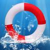 Dekorativer Rettungsring im mediterranen Stil