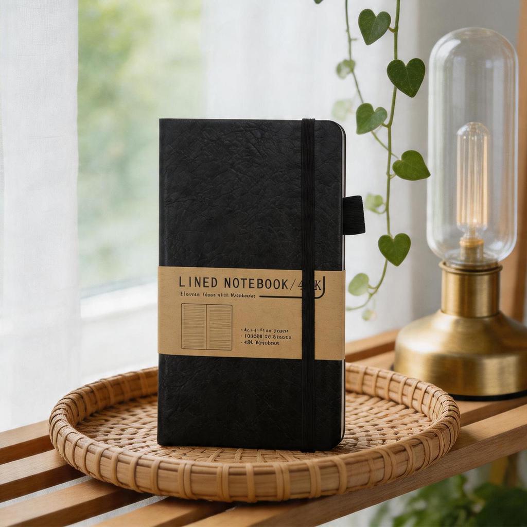 Eco-friendly DuPont Paper A5 Notebook - Waterproof Cover, Lined, Portable, Custom Logo Option