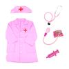 Children Simulated Doctor Nurse Toys Pretend Play Role Play Pink Set Kids Interactive Games Party Girls Birthday Gifts TMZ