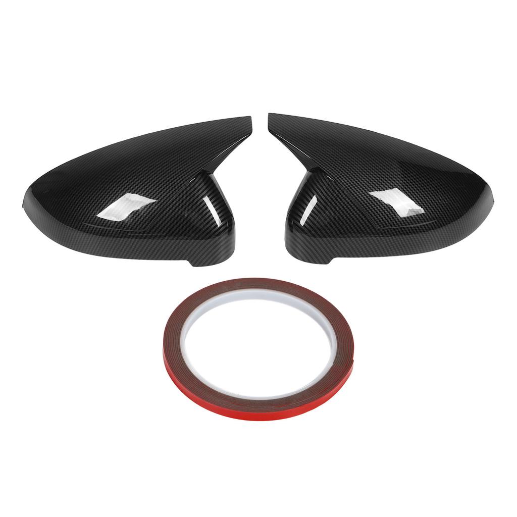 Left Right Door Mirror Cove Horn Side Wing Mirror Casings for S4 4 B9 2015‑2019