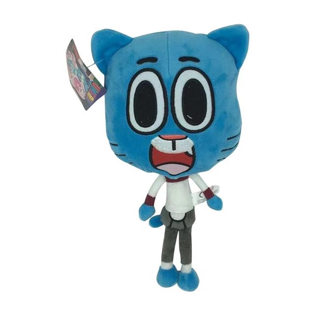 25CM Süßes Katze Hase Plüschtier Geburtstagsgeschenk Geschenke Für Kinder KinderCartoon Erstaunliche Welt Gumball Darwin Anais Plüschpuppe
