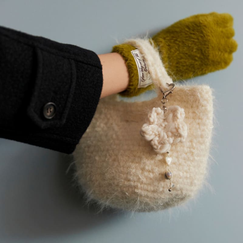 ouel ANGORA FINGER HOLE GLOVES_4COLOR