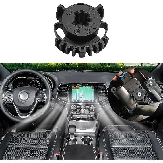 2PCS HVAC Blend Door Gear Kit, Air Door Actuator Gear Kit, 68214880AA Heater AC Actuator Gear Cog, Car Accessories Compatible with Dodge Durango 1PCS