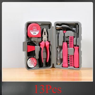 13-Piece Multifunctional Gift Tool Set: Household Hardware Pliers, Wrench, Hammer, Home Repair Toolbox