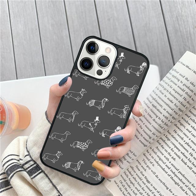 Dachshund Teckel Dackel Dog Coque Shell For iPhone 17 Air 15 16 14 13 12 Pro Max 11 Pro Max Plus Phone Case Cover