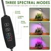 LED Grow Full Spectrum Plant Lamp Dimmable 3 Modes Height Adjustable Indoor Plants Light 3/9/12H Timer 10-Level Dimming