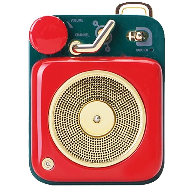 Mao Wang Atomic Player B612 Mini Retro Bluetooth Speaker CN plug (adapter included)