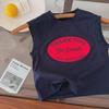 Children's Summer Cartoon Print Sleeveless Cotton Vest