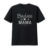 Womens Badass Mama Christmas Strong As A Mother Funny Mom T Shirt Black 2XL Vintage Washed Soft Stretched Versatile Comfortable