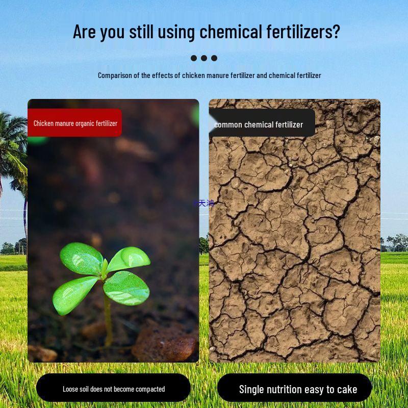 Organic Sheep and Chicken Manure Fertilizer for Vegetables, Fruits, and Fruit Trees