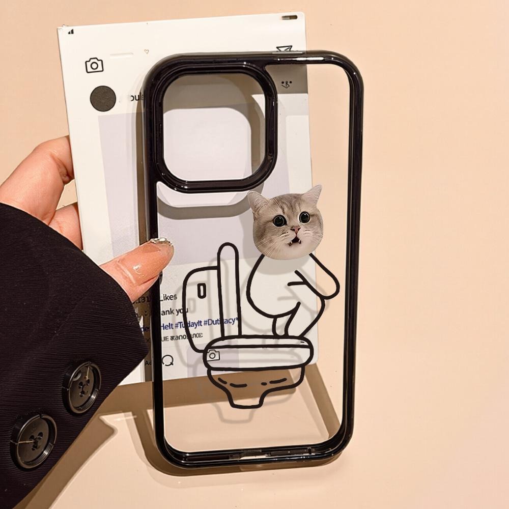 Acrylic Phone Case for iPhone 11 12 13 14 Pro 12 14 16 Pro Max for Samsung A16 A36 A56 S24 FE High-quality Painted Anti-fall Mobile Phone Case