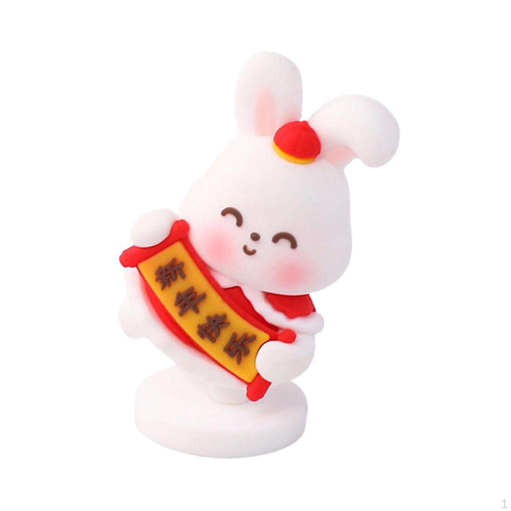 Cute Miniature Figures Statue Art Sculpture Crafts for Home Shelf Living Room Decor Car Dashboard