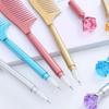 Creative Comb Shape Gel Pen Luxury Signature Pen Student Stationery Neutral Pen  School