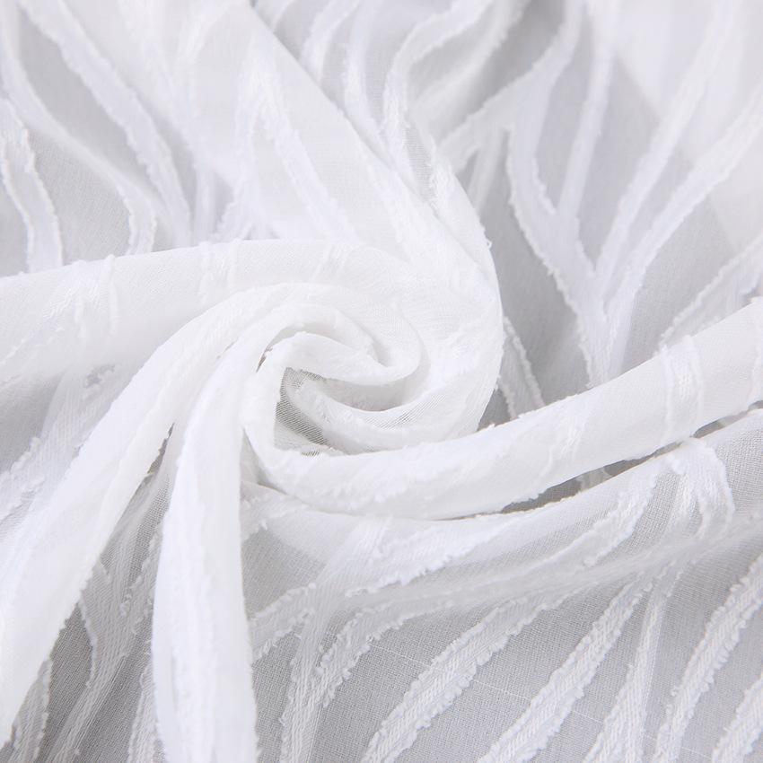 Spring and summer French white texture chiffon shirt women's new perspective thin niche design European and American tops