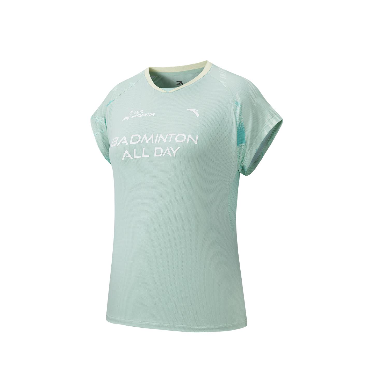 Anta Basketball Series Competition Top Summer 2026 Women tops Clear-Breeze-Green 962621103-3