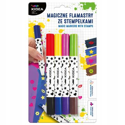 Magic Markers WITH Stamps Kidea 6790