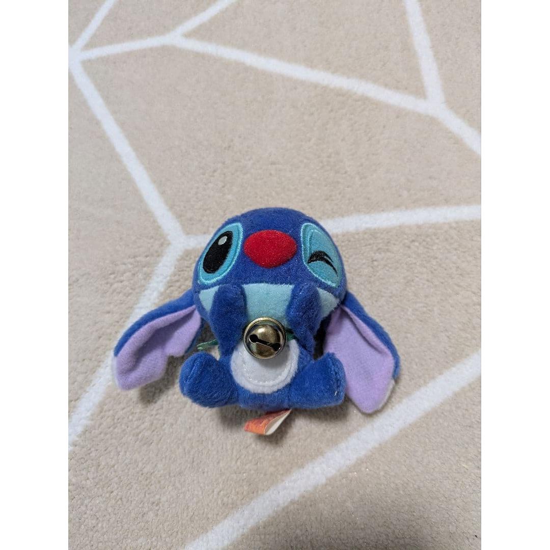 [Not for sale] Disney Stitch stuffed toy mascot with bell