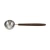 Stainless Steel Walnut Wood Handle Spoon Multi-purpose Measuring Tool for Coffee Bean Milk Powder Kitchen Baking
