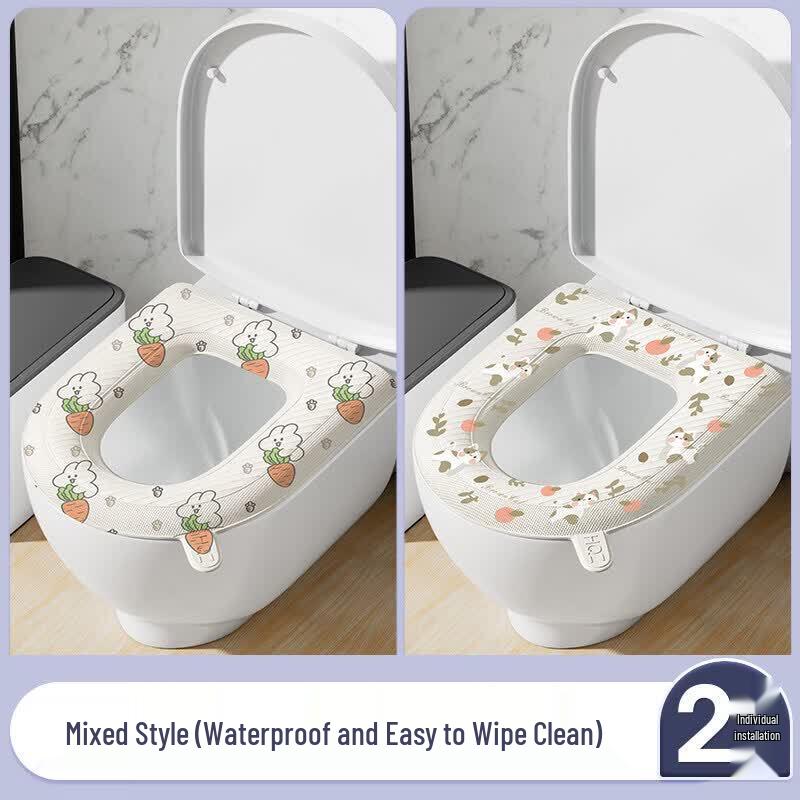 LIEI Waterproof Adhesive Toilet Seat Mat
