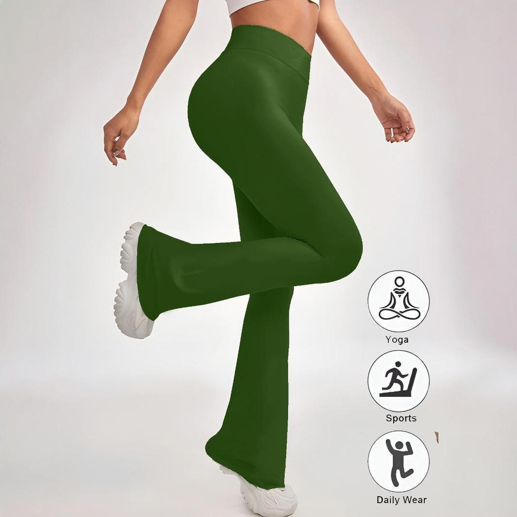 European Seamless Peach-Enhancing Yoga Suit Set: Women's Flare Fitness & Casual Wear
