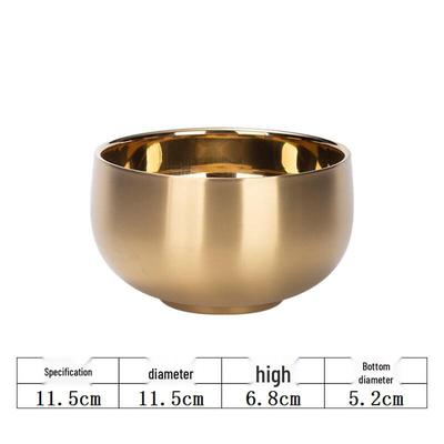 ZISIZ 304 Stainless Steel Kids Rice Bowl Set