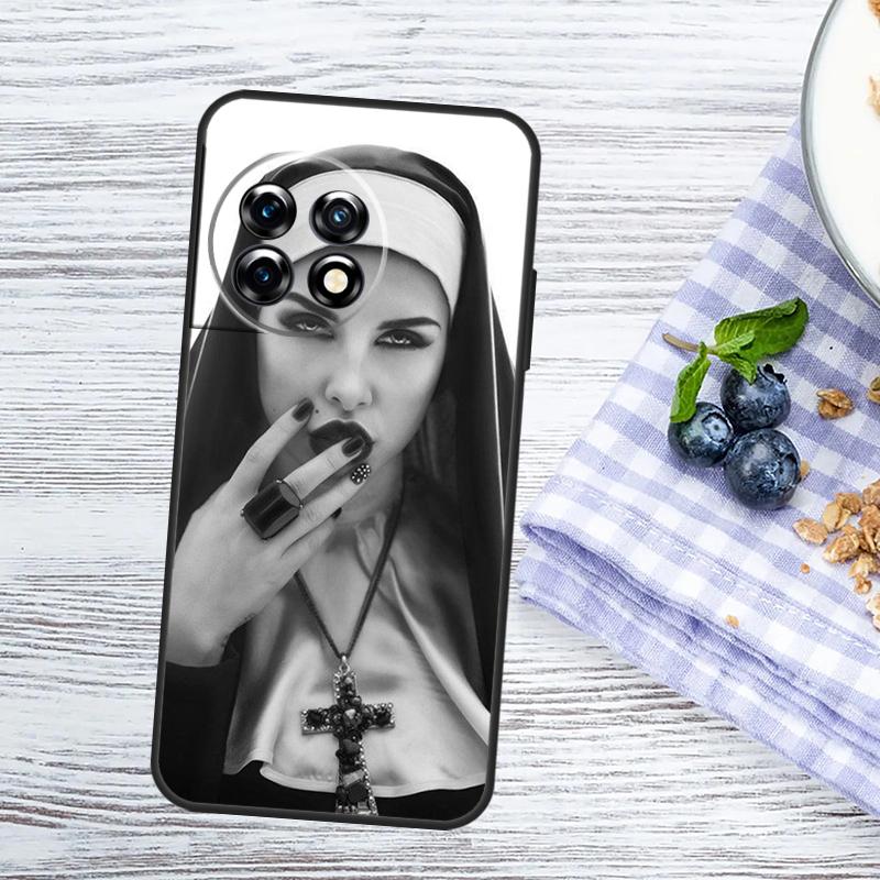 Sister Nun Case For OnePlus Nord 5 CE 3 4 Lite N20 N30 OnePlus 15 15R 13 13T 10T 10 11 12 12R 13R Cover