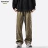 Homlean Men's American Style Cotton Loose Cargo Pants HS60