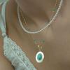Turquoise Pearl Layered Necklace: Retro, Elegant, Versatile Choker for Women