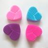 Heart Silicone Make Up Brush Cleaner Wash Scrubber Board Cosmetic Pad Clean