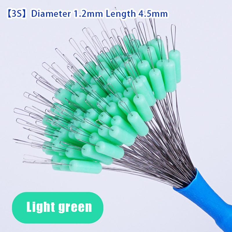 100 Τμχ/Σακούλα Πολλά Χρώματα Πλωτήρας Ψαρέματος Πώμα Σιλικόνης Συνδετήρας Space Bean Αντίσταση Πετονιάς Αξεσουάρ Ψαρέματος