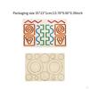 Wooden Tracing Board Educational Toy Fine Motor Skills Reusable Gifts Tool Learning To Write
