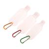 30/50/60ml Leere Tragbare Flasche mit Karabinerhaken Outdoor-Reise Handdesinfektionsmittel Wiederverwendbare Plastik-Quetschflaschen Aufbewahrungswerkzeug
