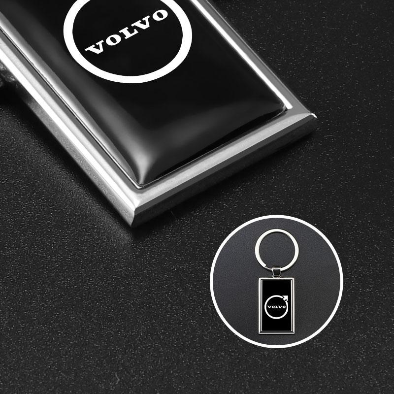 Car Emblem Pendant Keychain Metal Key Ring Accessories For Volvo XC90 V90 V60 XC60 V40 S80 S60 S90 C40 XC40 V70 XC70 C30 C70
