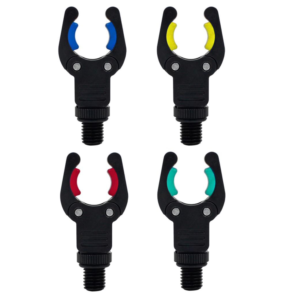 4Pcs Fishings Rod Rest Head Carp Fishings Gripper Rest Head Fishing Gripper Grips Head Holder Rod Bracket Clip