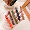 Side Barrettes Braided Hair Clip Korean Style Bangs Clip Elegant Duckbill Clip  Streetwear