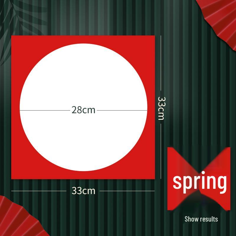Chinese Style Paper-Cutting Display Card: A4/A3 Mounting and Protective Backing Bag