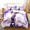 3D Print Kochou Shinobu Anime Demon Slayer Bedding Set 200x200 Teens Boys Twin Queen King Duvet Cover