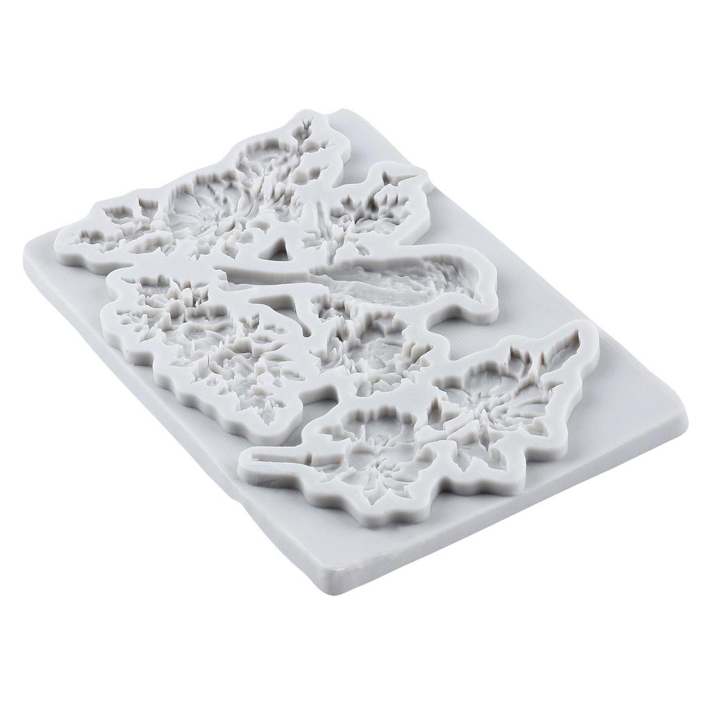Birds Silicone Molds Flower Leaves Fondant Mold Cake Decorating Tools Cupcake Topper Candy Chocolate Gumpaste Mold
