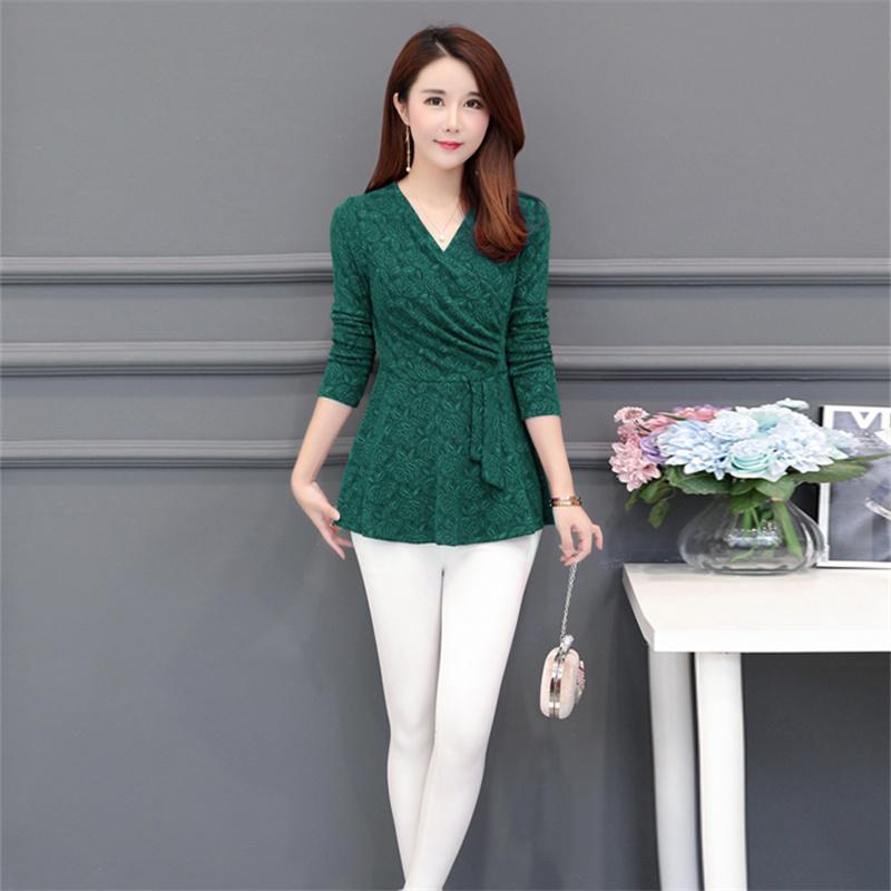 Casual Winter Neue Plüsch und Verdickte Unten Frauen top Bluse Volle Hülse spitze Bluse V-ausschnitt Lila tops Blusen Hemd