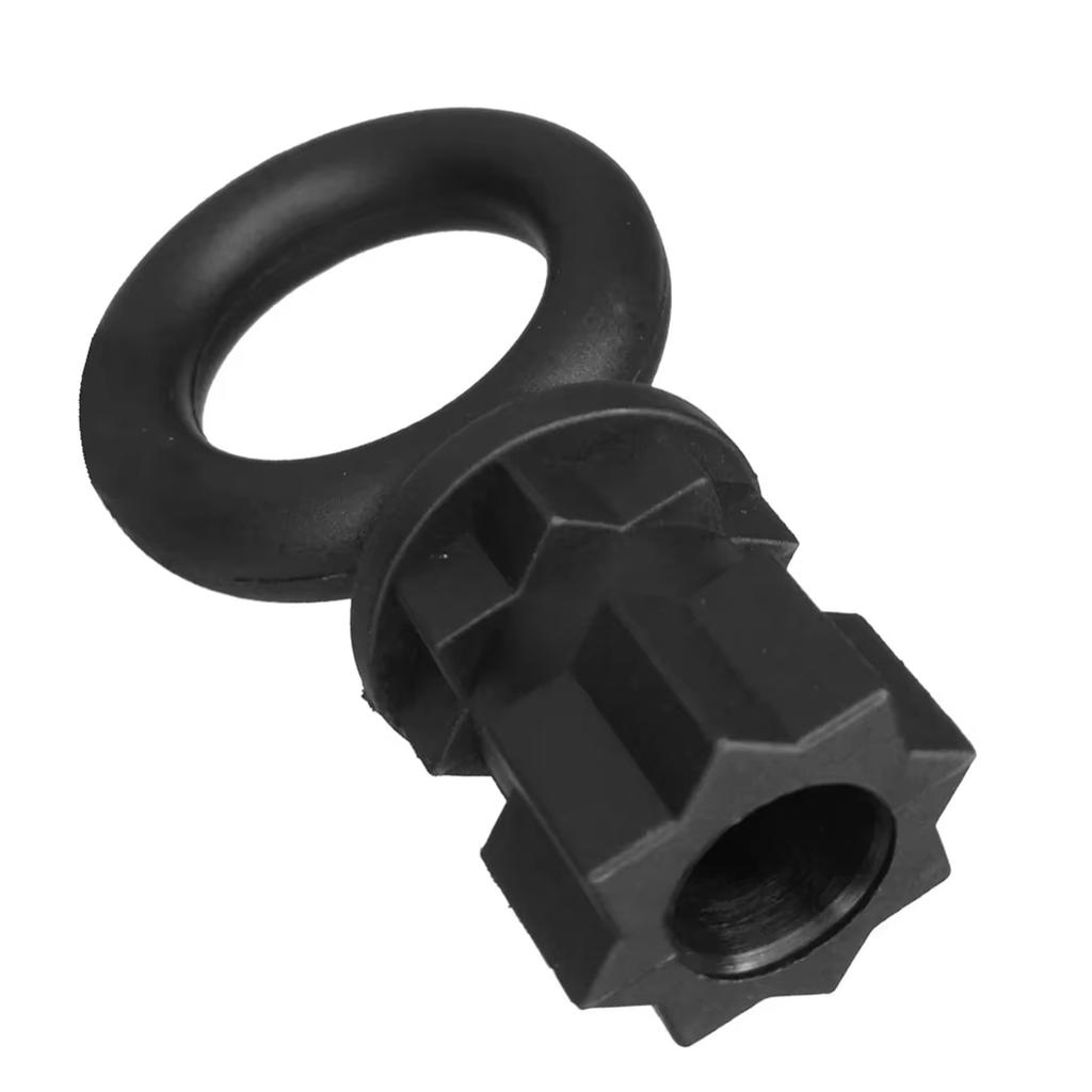 Plastic Canoe Kayak Round Mount Base Fishing Rod Holder Wall Sling Rope Rings Marine Boat Kayak Rope Adapter Enduring